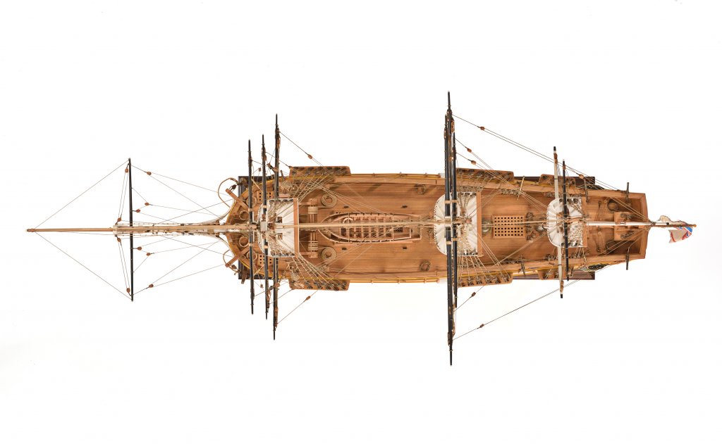 Сборная деревянная модель парусного корабля HMS BOUNTY (Баунти) Amati