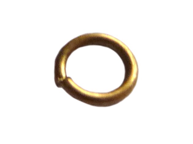 Кольцо латунное, 4 мм, 10 шт.