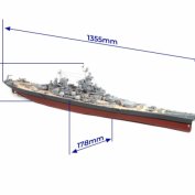 USS MISSOURI BB-63 1:200 USS MISSOURI BB-63 1:200
