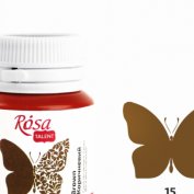 Коричневий 15, глянцевий, 20 мл, фарба акрилова для декору ROSA Talent Коричневий 15, глянцевий, 20 мл, фарба акрилова для декору ROSA Talent