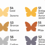 Набір акрилових фарб, металіки, 6 шт по 20 мл, ROSA Тalent Набір акрилових фарб, металіки, 6 шт по 20 мл, ROSA Тalent