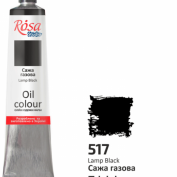 Сажа газова 517 фарба олійна ROSA, 45 мл Сажа газова 517 фарба олійна ROSA, 45 мл